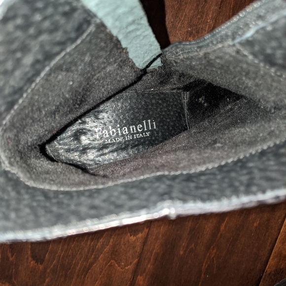 Fabianelli Black Snakeskin Booties - Picture 4 of 8